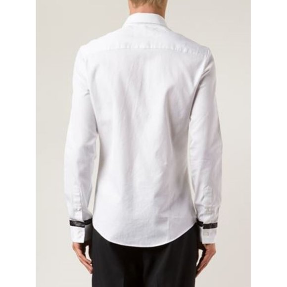 MAISON MARTIN MARGIELA Paris PAINTED POCKET White Detail DRESS SHIRT Italy 48 - Picture 3 of 5